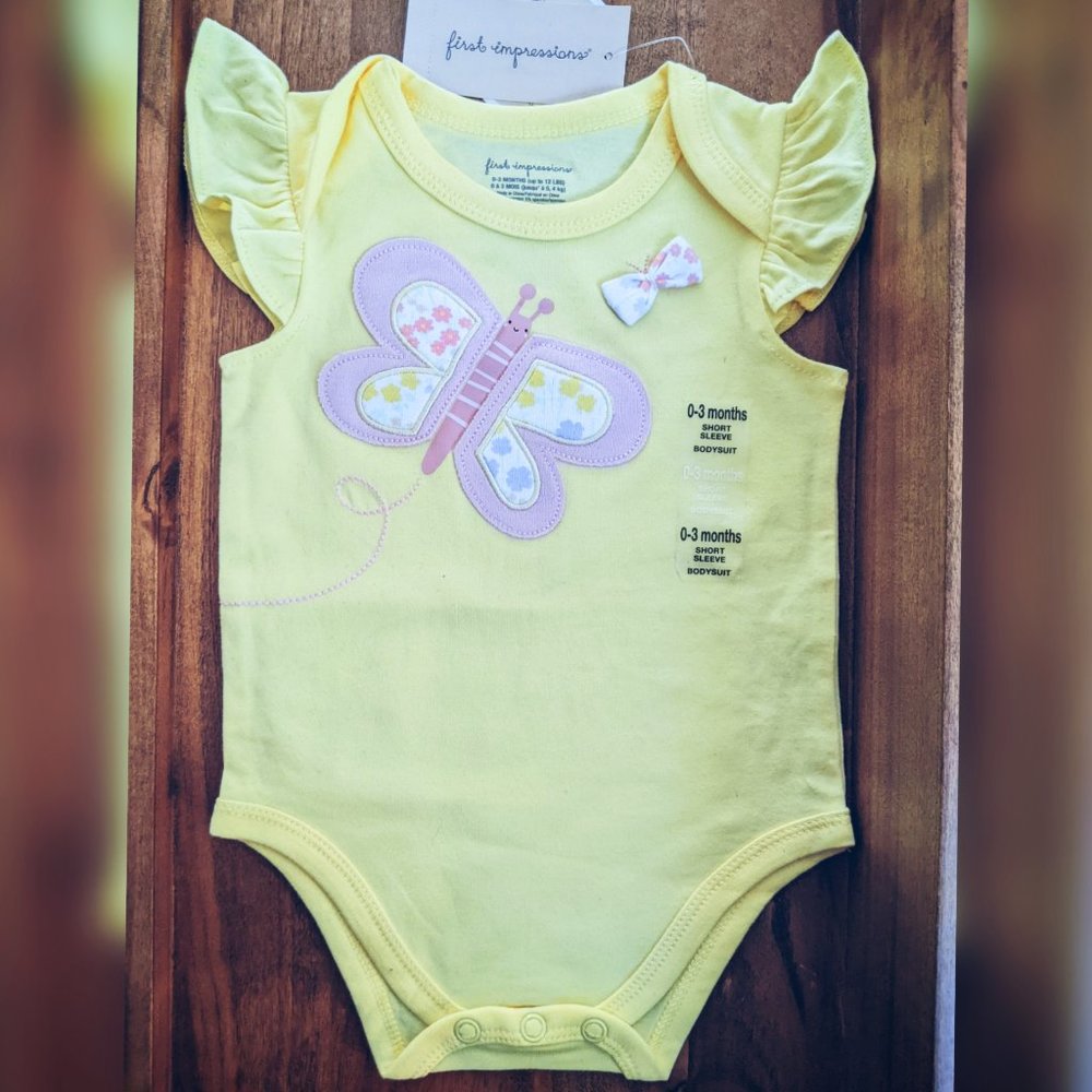 Newborn Spring Baby Girl Onesie Bodysuit